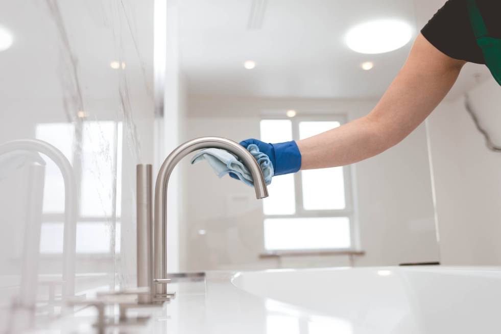 bathroom cleaning